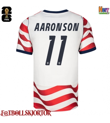 Förenta stater Brenden Aaronson #11 Hemmatröja VM 2026 Kortärmad